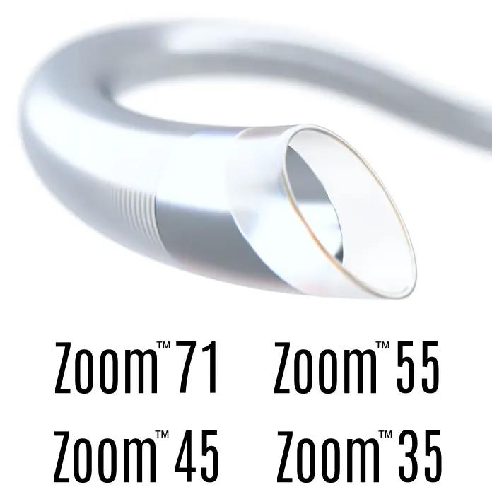 Zoom 71, 55, 45 and 35 logos